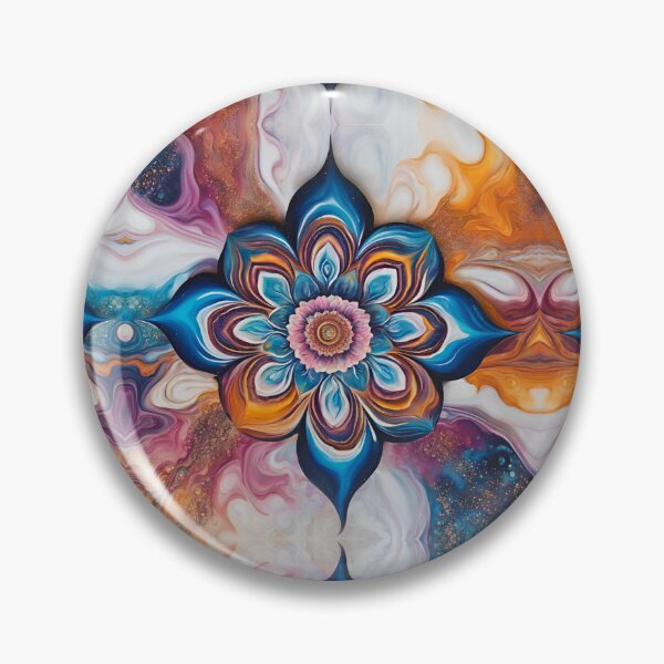 Item preview, Mandala Galaxy Fluid Art designed and sold by Artsy-Appeal.