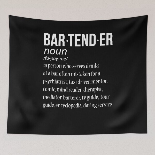 Item preview, Bartender Definition designed and sold by Kieran Abbott.