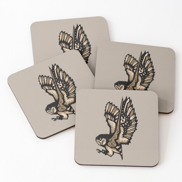 Item preview, Barn owl  designed and sold by mother.mother.ink.
