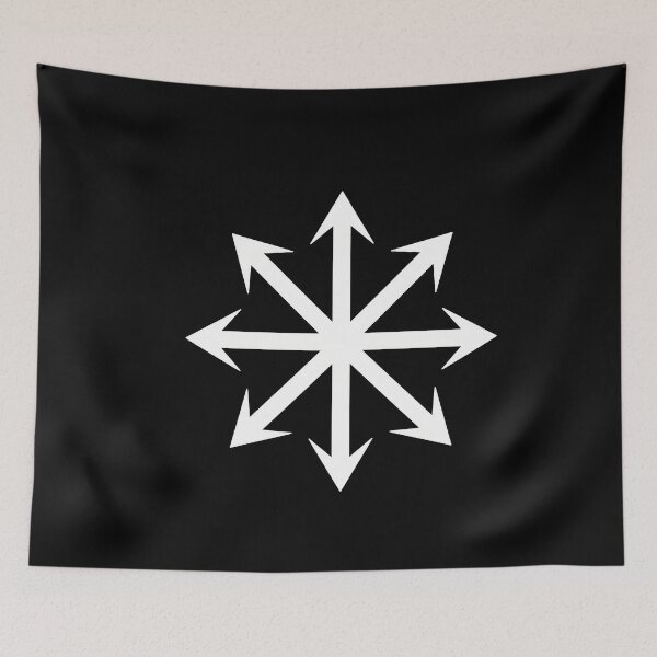 Item preview, Chaos Star, Chaos Magick Symbol, Chaos Sphere, White designed and sold by Ataraxia  Apparel.