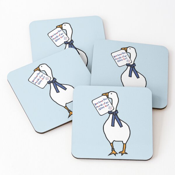 Item preview, Goose with You Have The Morals of an Alley Cat Joe Biden 2024 Sign designed and sold by ellenhenry.