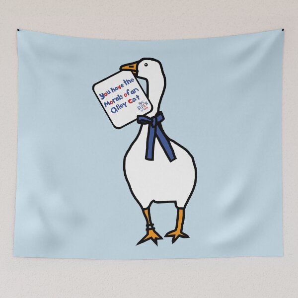 Item preview, Goose with You Have The Morals of an Alley Cat Joe Biden 2024 Sign designed and sold by ellenhenry.
