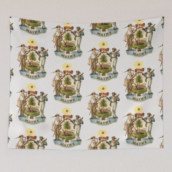 Item preview, 1876 Maine Coat of Arms designed and sold by historicimage.