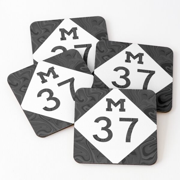 Item preview, Old Mission Peninsula Michigan Highway Marble Swirl designed and sold by PetoskeyPrintCo.