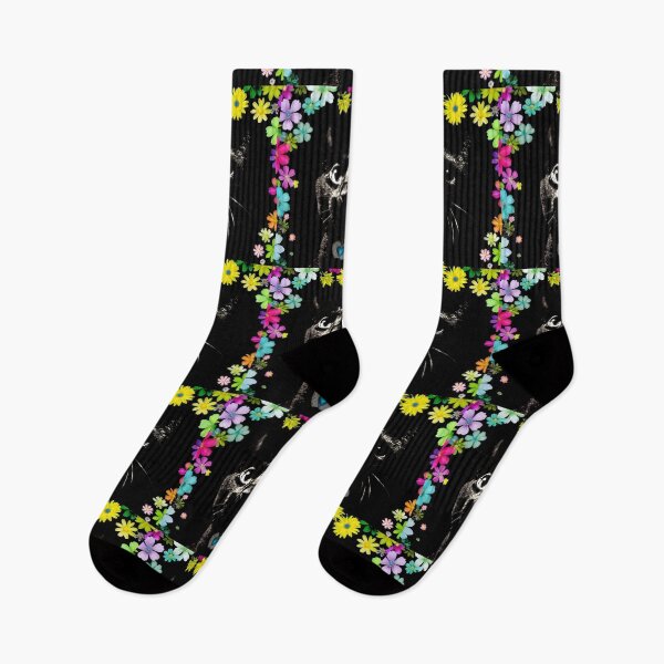 Item preview, Kitty Cat Flower Power designed and sold by Kenen.
