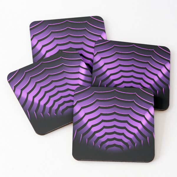 Item preview, a design consisting of metallic purple blades arranged in a hand fan-like structure designed and sold by Atmosferica.