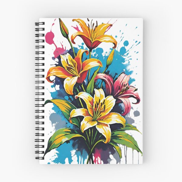 Artikelvorschau, Lilien, Blumen, Druck, Kunst entworfen und verkauft von DonnaBlankaArt.