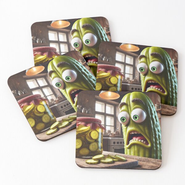Item preview, Horrified pickle designed and sold by FusiTink.