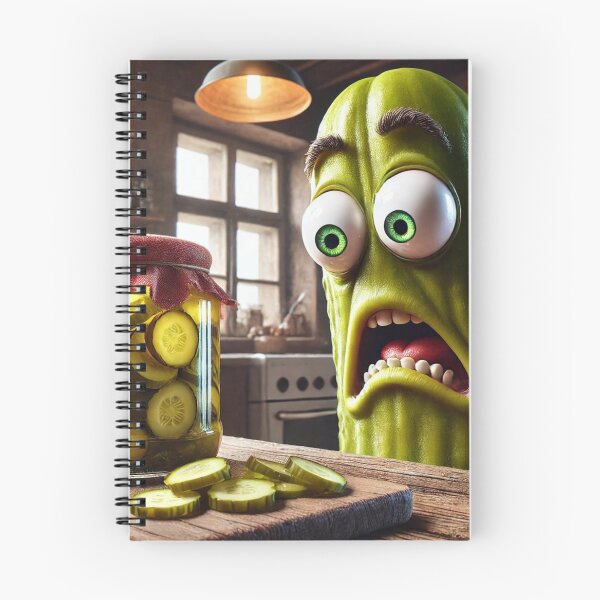 Item preview, Horrified pickle designed and sold by FusiTink.
