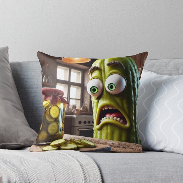 Item preview, Horrified pickle designed and sold by FusiTink.