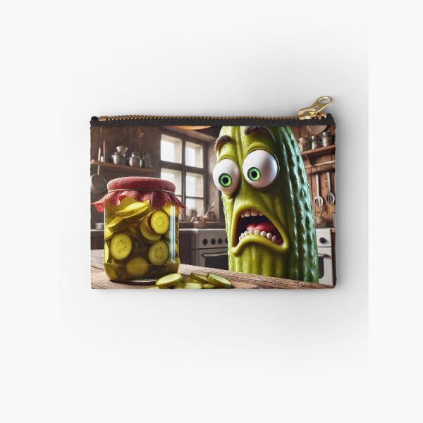 Item preview, Horrified pickle designed and sold by FusiTink.