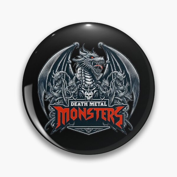 Item preview, Death Metal Monsters No. 2 designed and sold by Obsidianatelier.