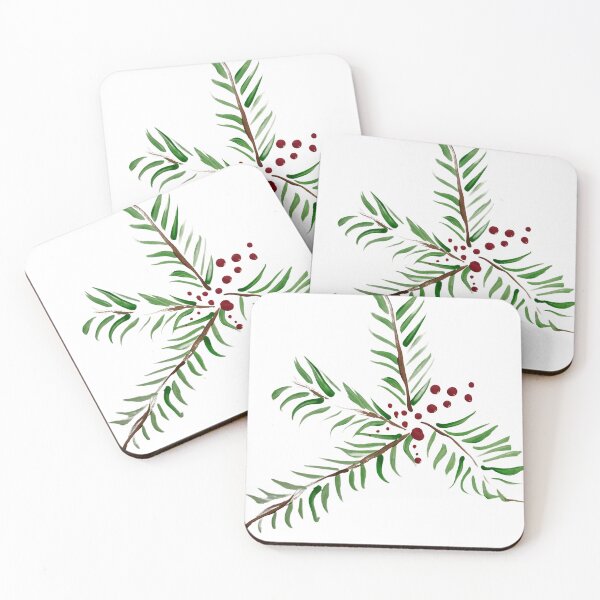 Item preview, Pine tree and berries  designed and sold by Lauracolleen3.