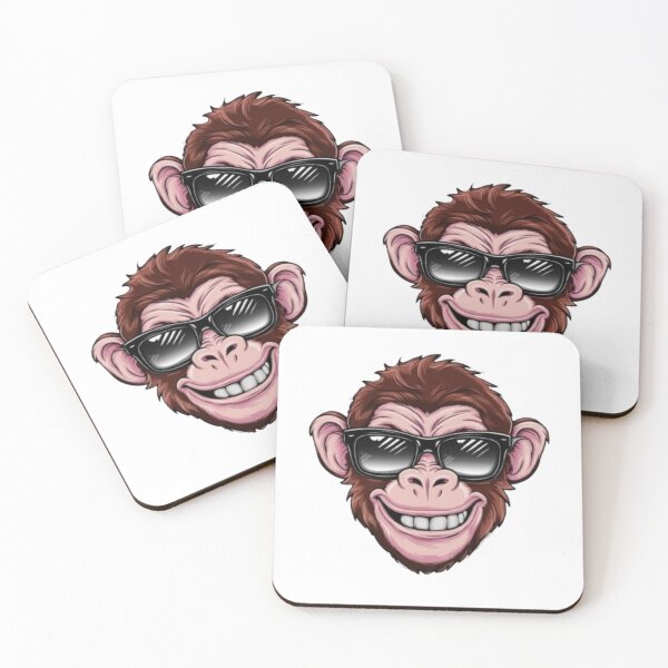 Item preview, Monkey with sunglasses designed and sold by JonysCreativeDesigns.