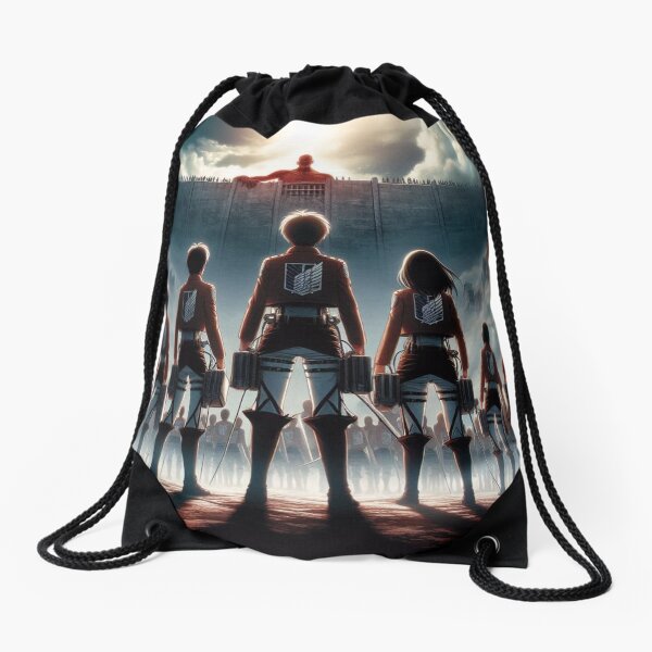 Anime Attack on Titan scout Training 2024 Corps Uniform Eren Mikasa levi Backpack