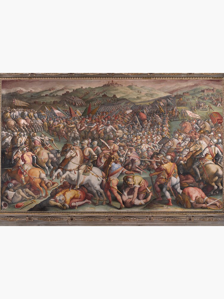 Classic Art The battle of Marciano in Val di Chiana By Giorgio Vasari by podartist