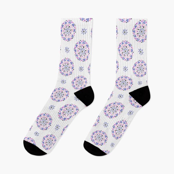 Item preview, Mandala Pink Purple Blue Black Genderfluid Pride Flag designed and sold by JoyfulJen.