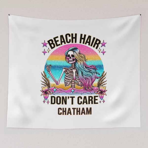 Item preview, Beach Hair Don't Care Skeleton From Chatham Cape Cod Massachusetts designed and sold by WigOutlet.