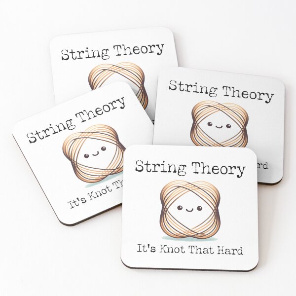 Item preview, Smiling String Theory It's Knot That Hard Science Pun designed and sold by ModernScienceUS.
