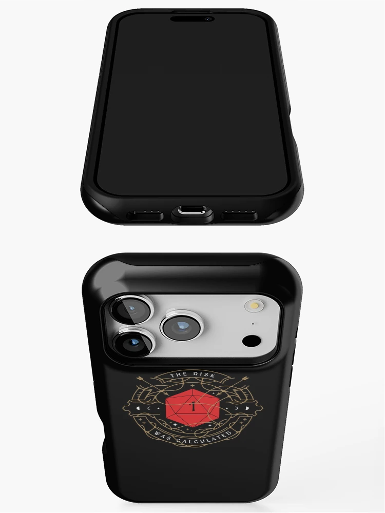 Thumbnail 3 of 4, iPhone Case, Calculated Risk designed and sold by Strompti Dompti.