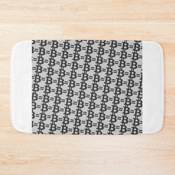 Item preview, Bitcoin Monogram Pattern logos designed and sold by NoCompetition.