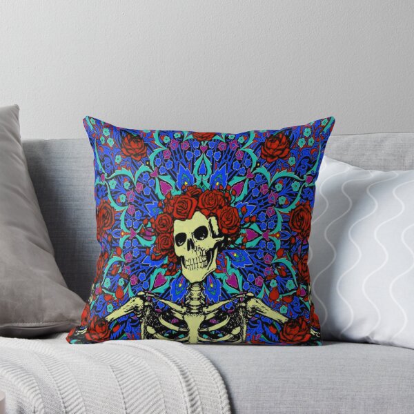 Item preview, Psychedelic Grateful day of the dead roses skeleton  designed and sold by Kludoman.