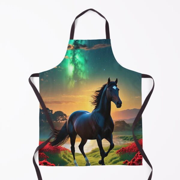 Item preview, Horse with Red Flowers designed and sold by SublimeMusings.