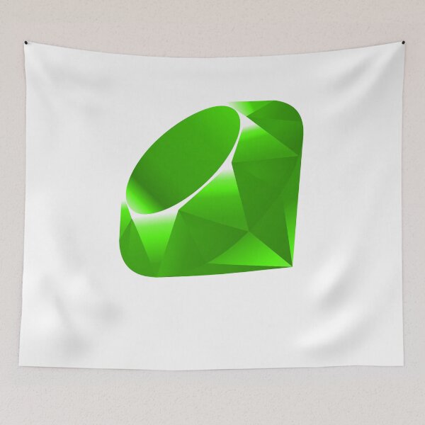 Item preview, Ruby Green Logo Programming Language T-Shirt designed and sold by Rainwater Merch.