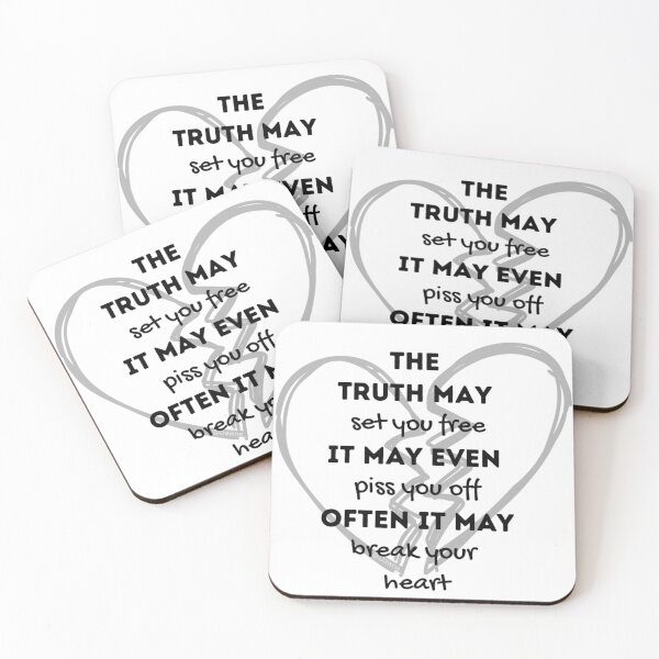 Item preview, The Truth will Break Your Heart saying quote  designed and sold by monpetitbijou.