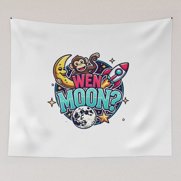 Item preview, Wen Moon Crypto Meme designed and sold by NoCompetition.