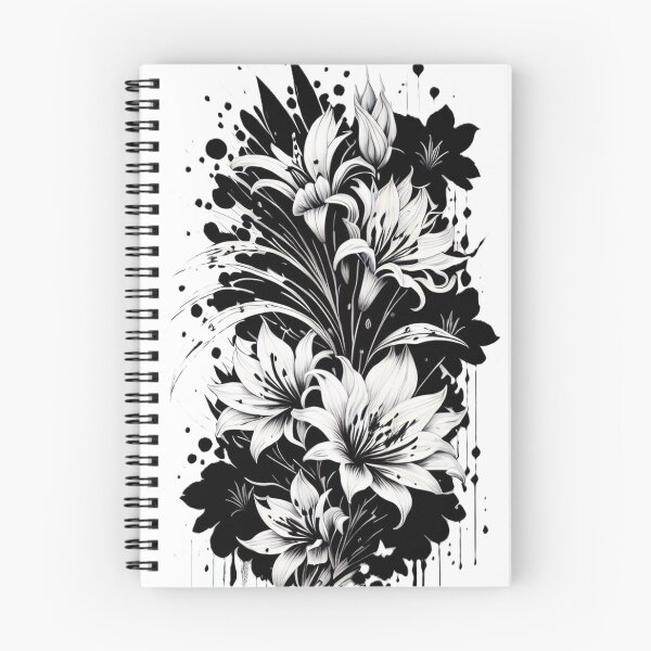 Item preview, lilies, flowers, print, art designed and sold by DonnaBlankaArt.