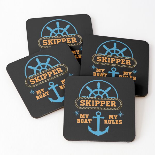 Item preview, My Boat My Rules Super Cool Gift for the Sea Captains and Ship owners designed and sold by Naumovski.