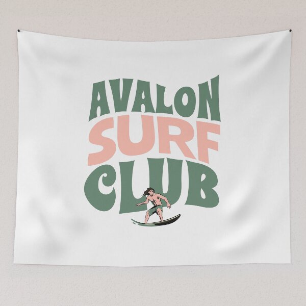 Item preview, Avalon Surf Club designed and sold by TropiCol Creations.