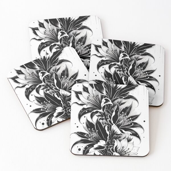 Item preview, lilies, flowers, print, art designed and sold by DonnaBlankaArt.