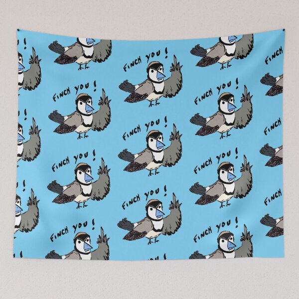 Item preview, Double Barred Finch You! designed and sold by ClumsyPillbug.