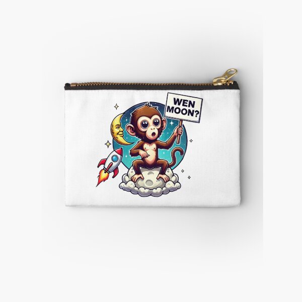 Item preview, Wen Moon Crypto Meme Monkey designed and sold by NoCompetition.