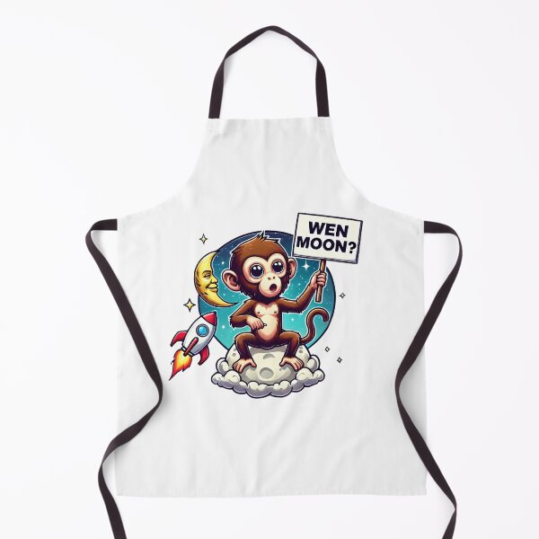 Item preview, Wen Moon Crypto Meme Monkey designed and sold by NoCompetition.