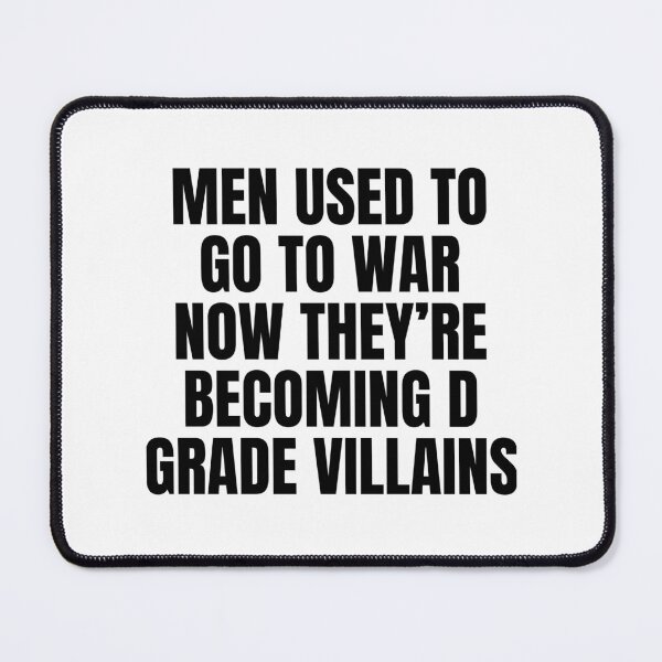 Item preview, Men used to go to war, now they become class D villains designed and sold by jiminsyeol.