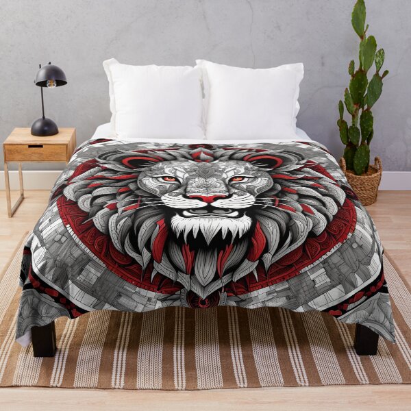 Item preview, Lion Mandalas with Intricate Details designed and sold by MandalasShops.