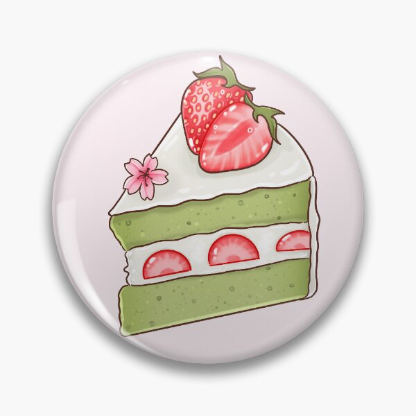 Item preview, Strawberry Matcha Cake designed and sold by Bearycolorful.