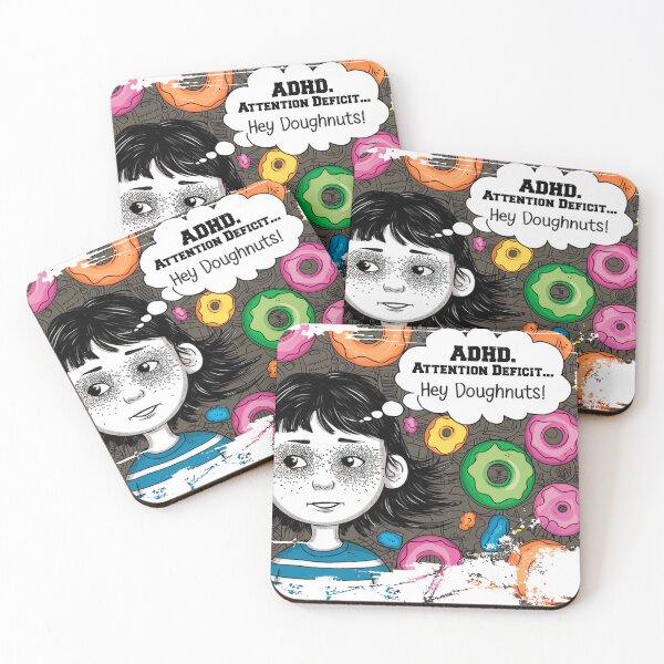 Item preview, ADHD. Attention Deficit..... Hey Doughnuts! designed and sold by LaughingProf.