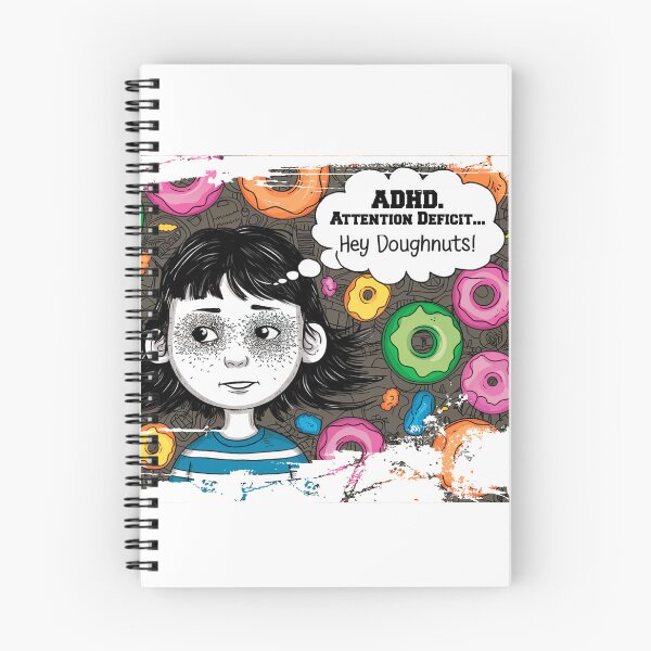 Item preview, ADHD. Attention Deficit..... Hey Doughnuts! designed and sold by LaughingProf.