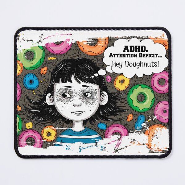 Item preview, ADHD. Attention Deficit..... Hey Doughnuts! designed and sold by LaughingProf.