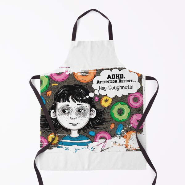 Item preview, ADHD. Attention Deficit..... Hey Doughnuts! designed and sold by LaughingProf.