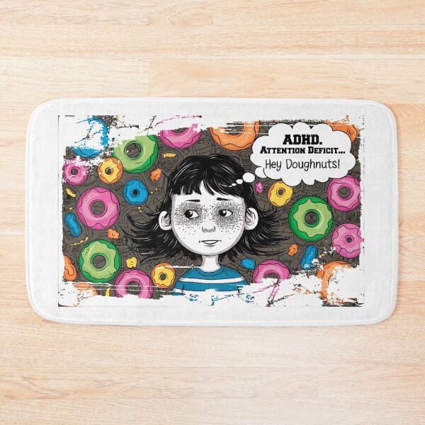 Item preview, ADHD. Attention Deficit..... Hey Doughnuts! designed and sold by LaughingProf.