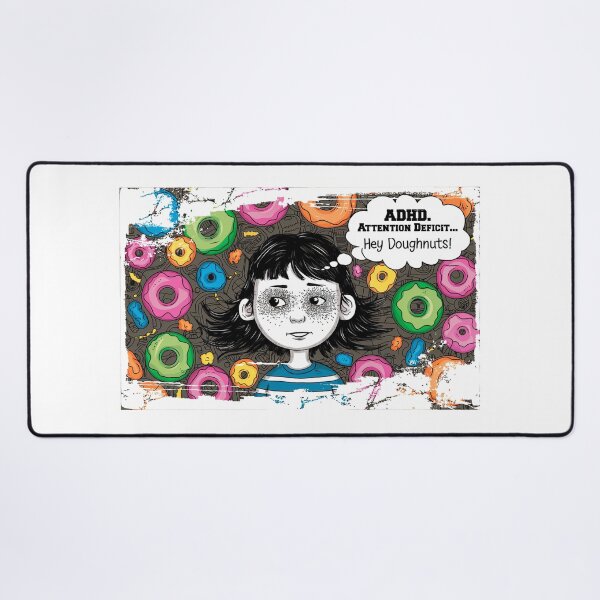 Item preview, ADHD. Attention Deficit..... Hey Doughnuts! designed and sold by LaughingProf.