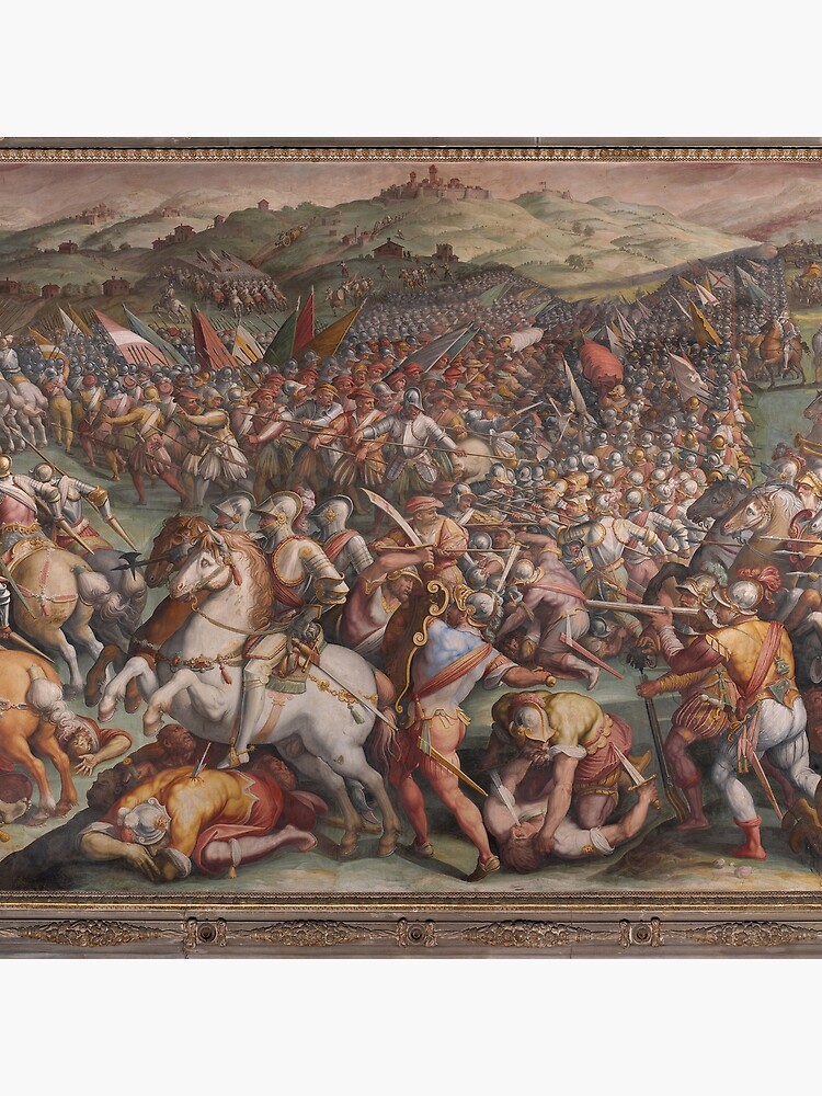 Classic Art The battle of Marciano in Val di Chiana By Giorgio Vasari by podartist