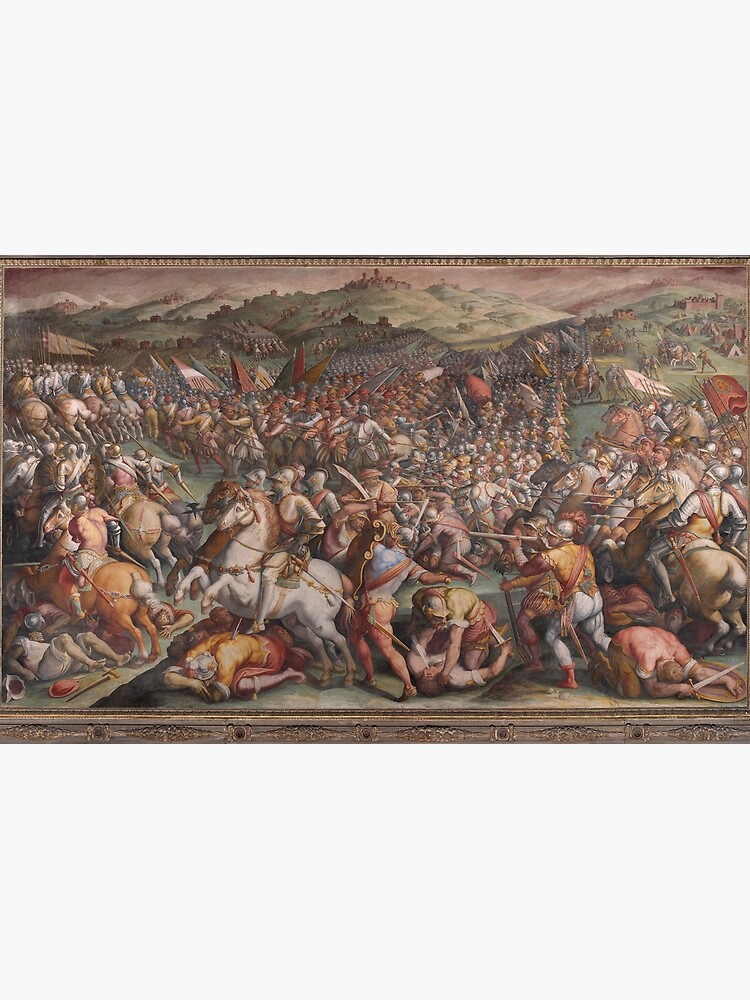 Classic Art The battle of Marciano in Val di Chiana By Giorgio Vasari by podartist