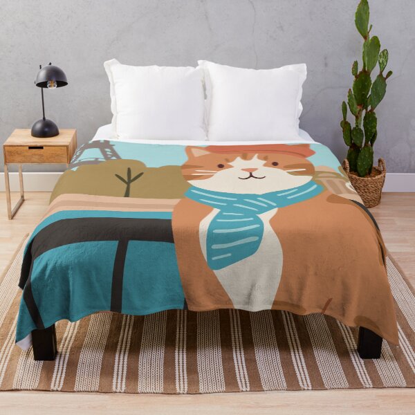 Item preview, cat eating cake in restaurant designed and sold by syafamaisa3.