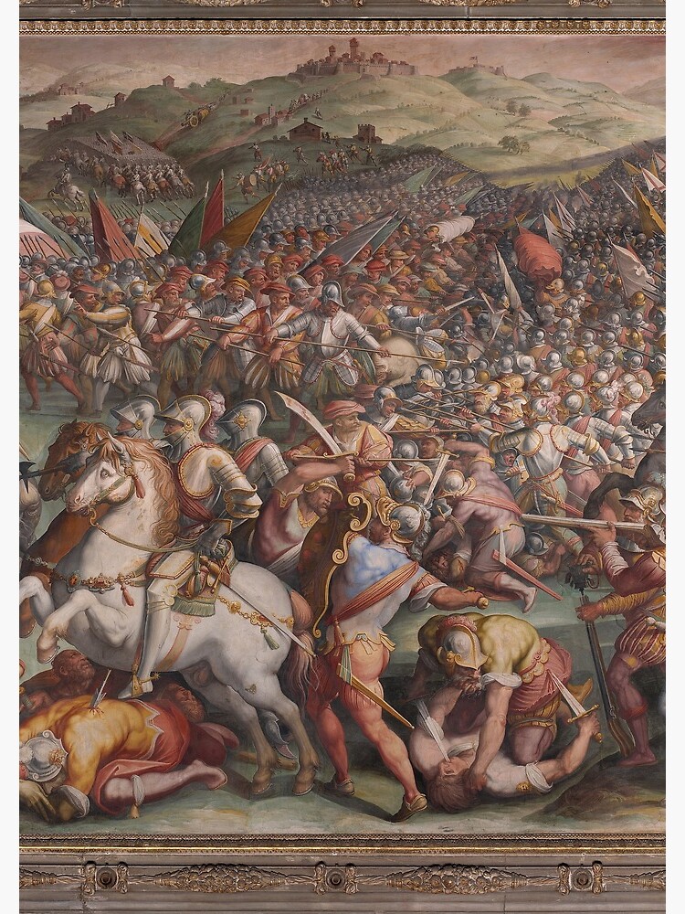 Classic Art The battle of Marciano in Val di Chiana By Giorgio Vasari by podartist